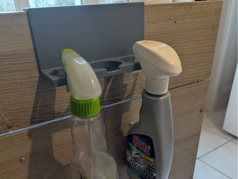 Cabinet Spray Bottle Holder
