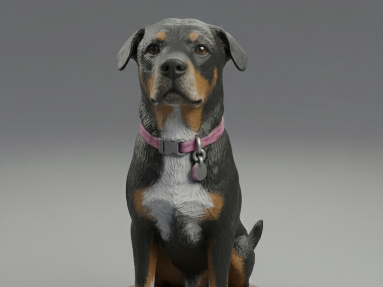 Dog Miniature - Pitbull/Rottie mix- D&D