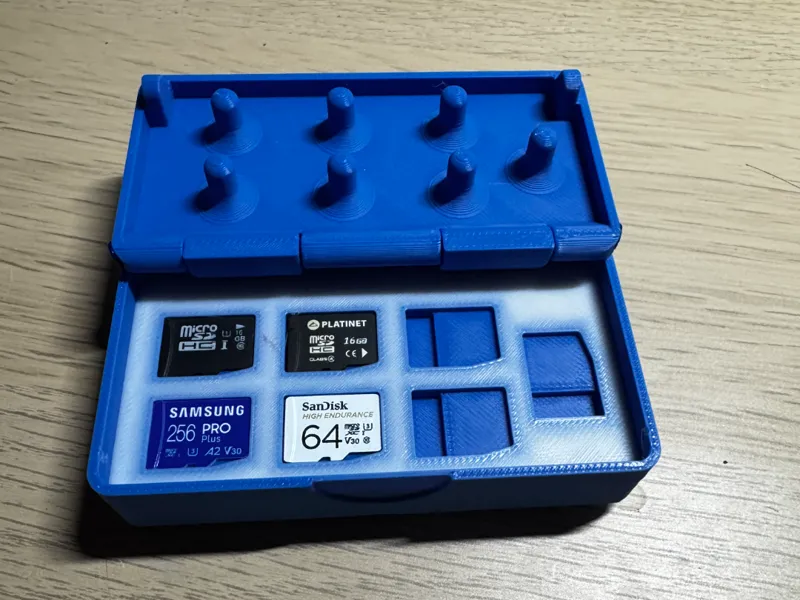 Gridfinity MicroSD cards box
