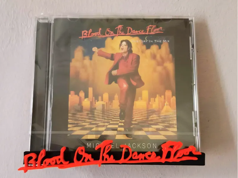 Support Cd ou Vinyle Michael Jackson Blood on...