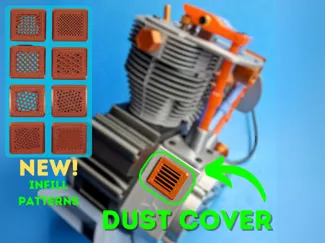 3D Engine Model Kit 005 Crankcase Dust Cover