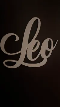 Plaque de porte prénom Léo — photo 3