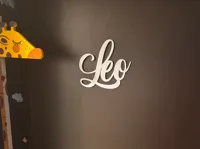 Plaque de porte prénom Léo — photo 1