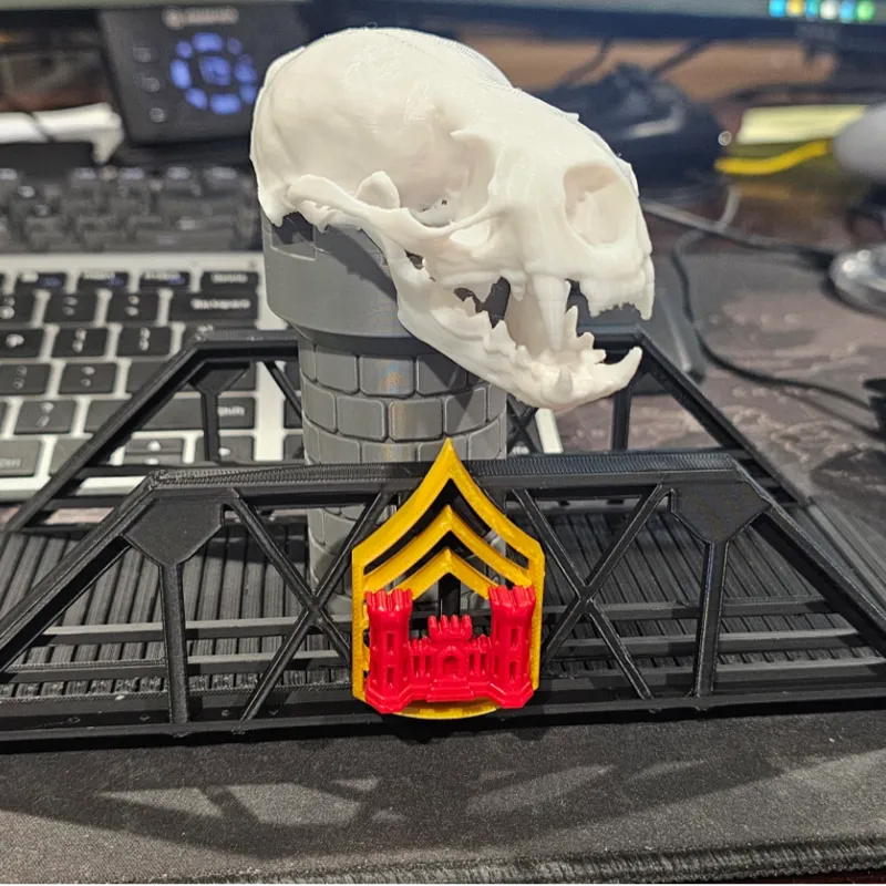 Army E7 12C Engineer Print