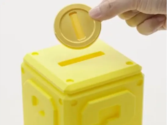 Question Box Storage Box with Coin
