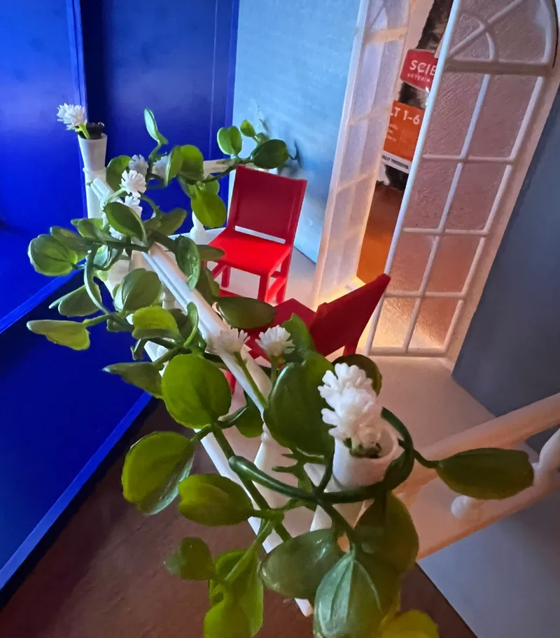 Classic style miniature balcony