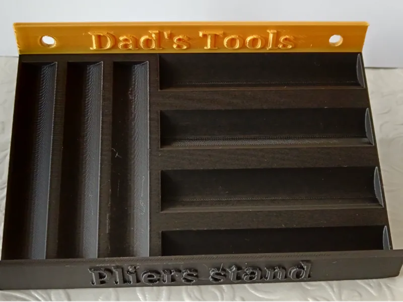 Dad's Tools: Pliers & Screwdriver Desk Organizer