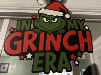 Grinch Christmas Tree Topper Wall Hang Door Hang