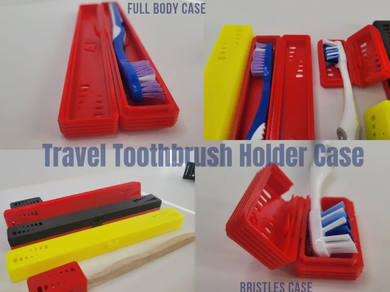 Slim Travel Toothbrush Holder Case