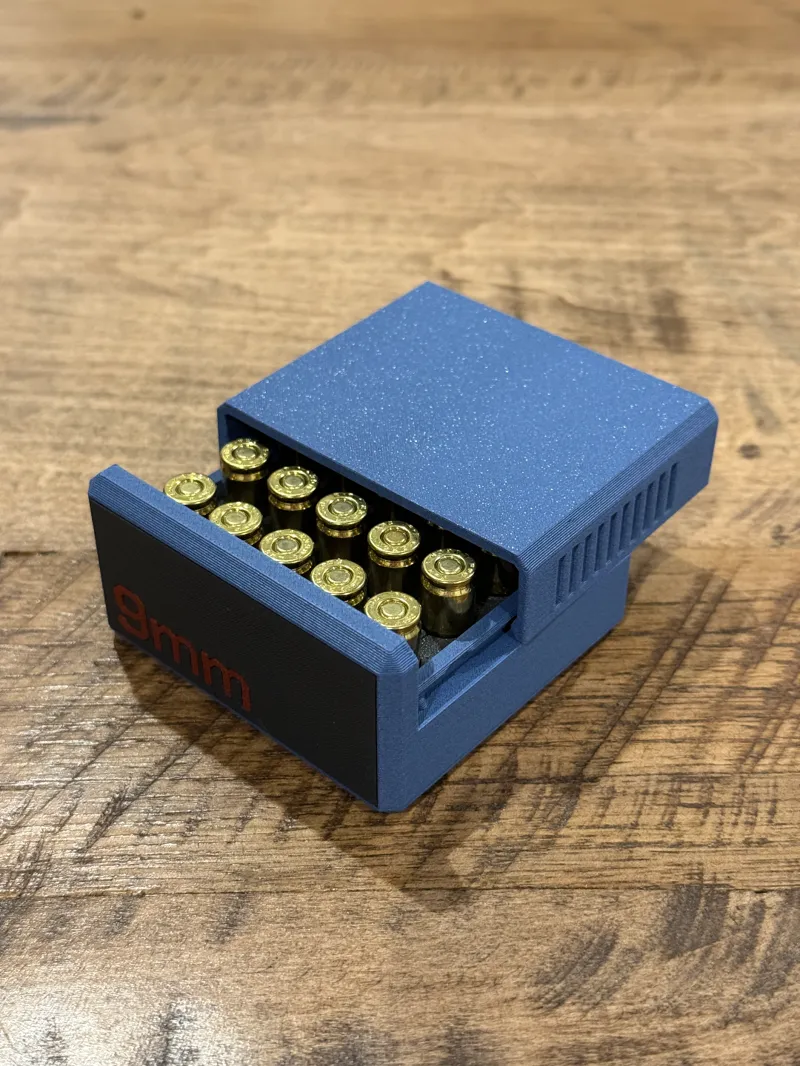 9mm ammo box ammunition storage 20 rounds BBOX