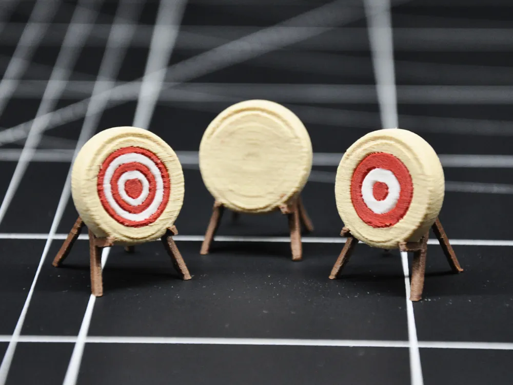 Miniature straw archer targets - Free 3D Print Model - MakerWorld