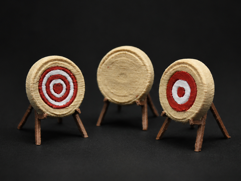 Straw Archer Targets Set - DND Miniature Terrain