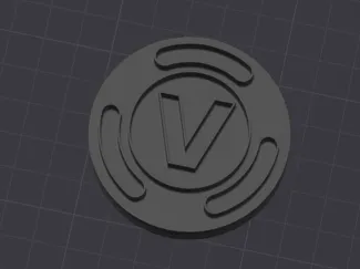 V-Bucks Cookie Cutter 57mm