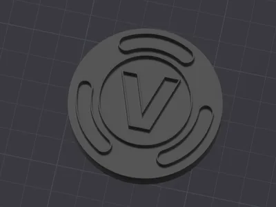 V-Bucks Cookie Cutter 57mm