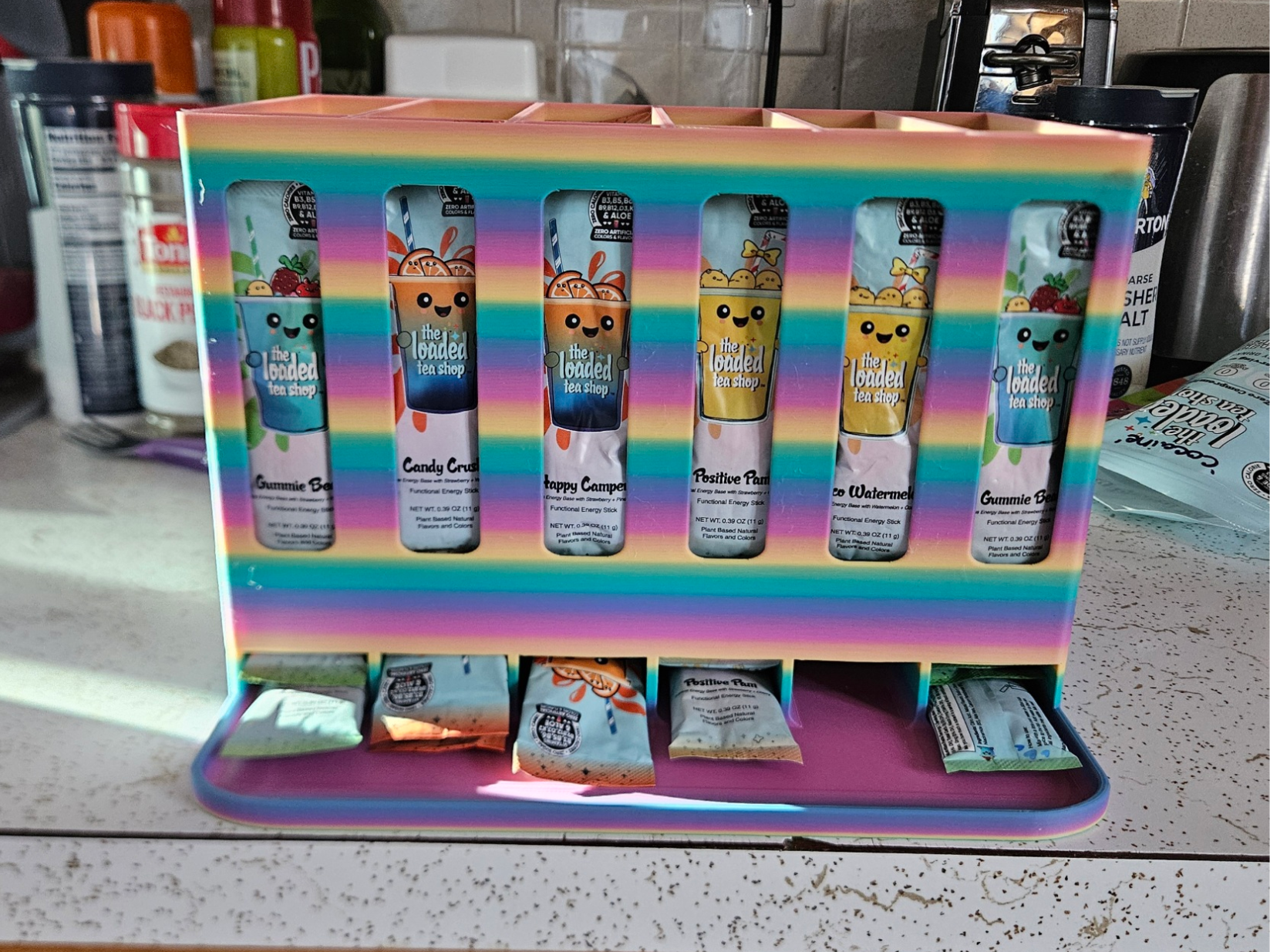 THE ULTIMATE LOADED TEA SHOP DISPENSER