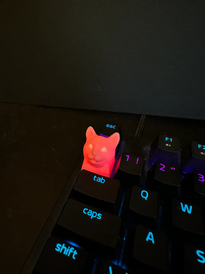 Cat Keycap For Razer Keyboard 