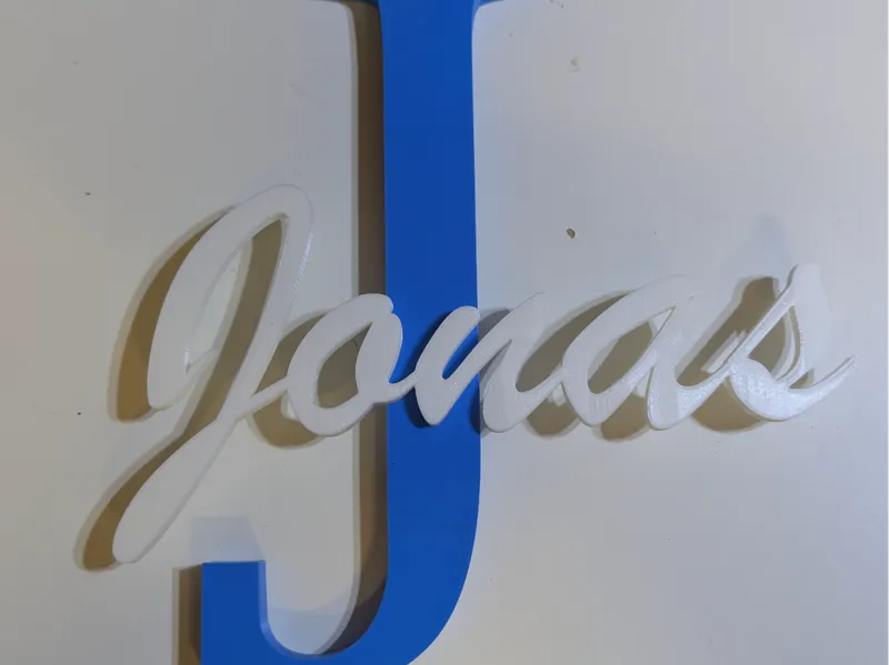 Jonas Namenaufhänger Initialen Name