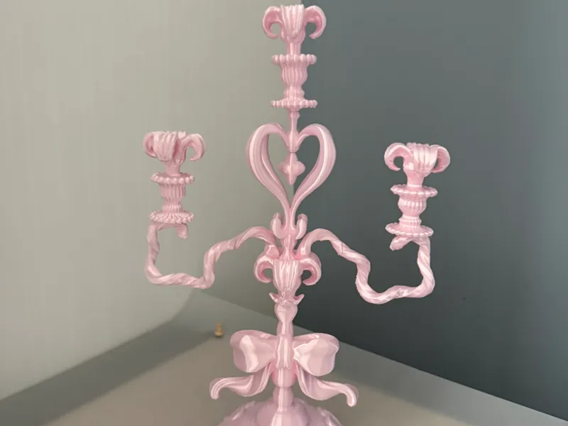 30cm鸢尾爱心烛台 candle