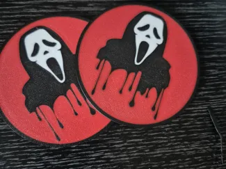 Ghostface coaster
