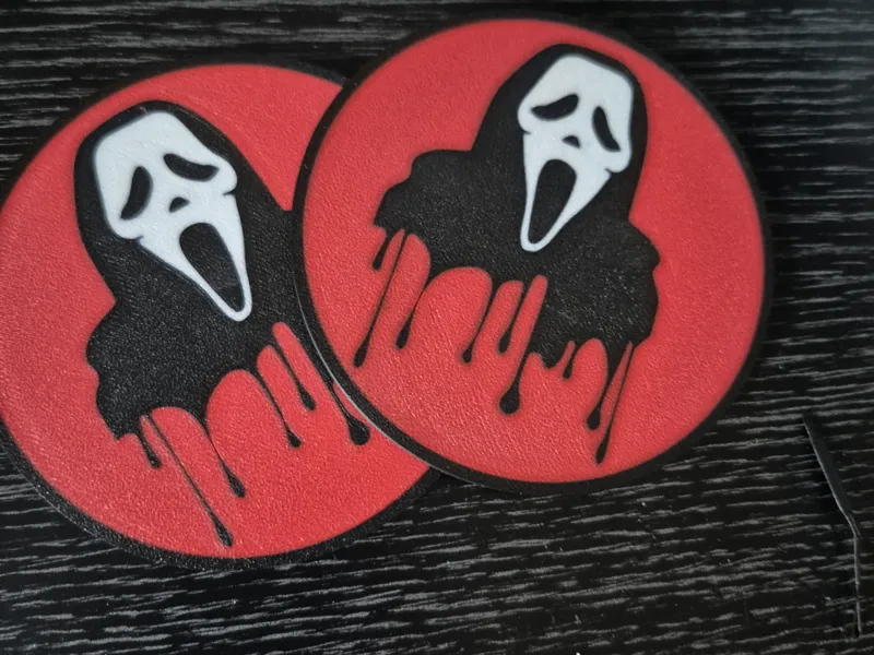 Ghostface coaster