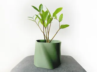 Twisted Planter Plant Pot Vase