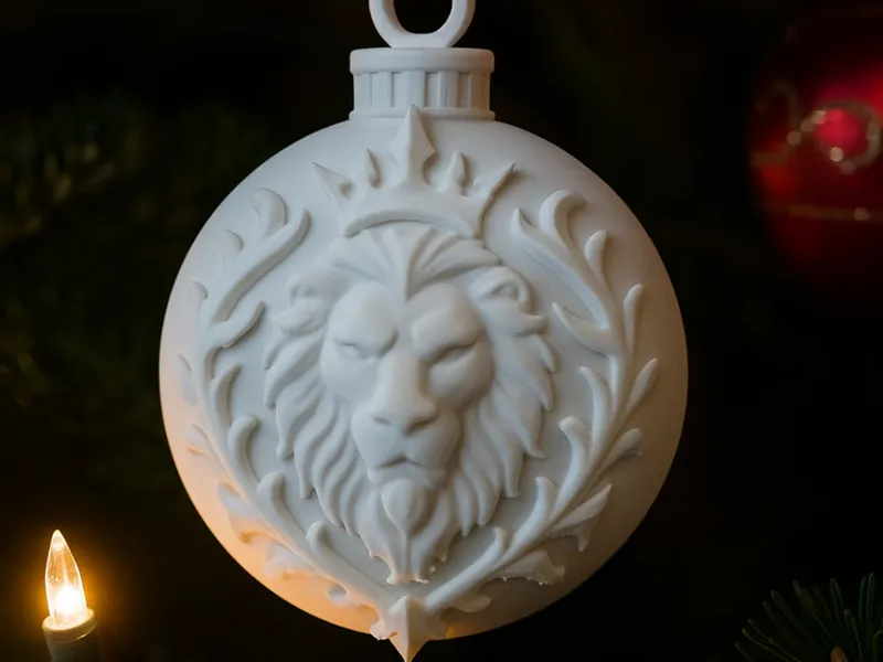 world of warcraft christmas bauble alliance