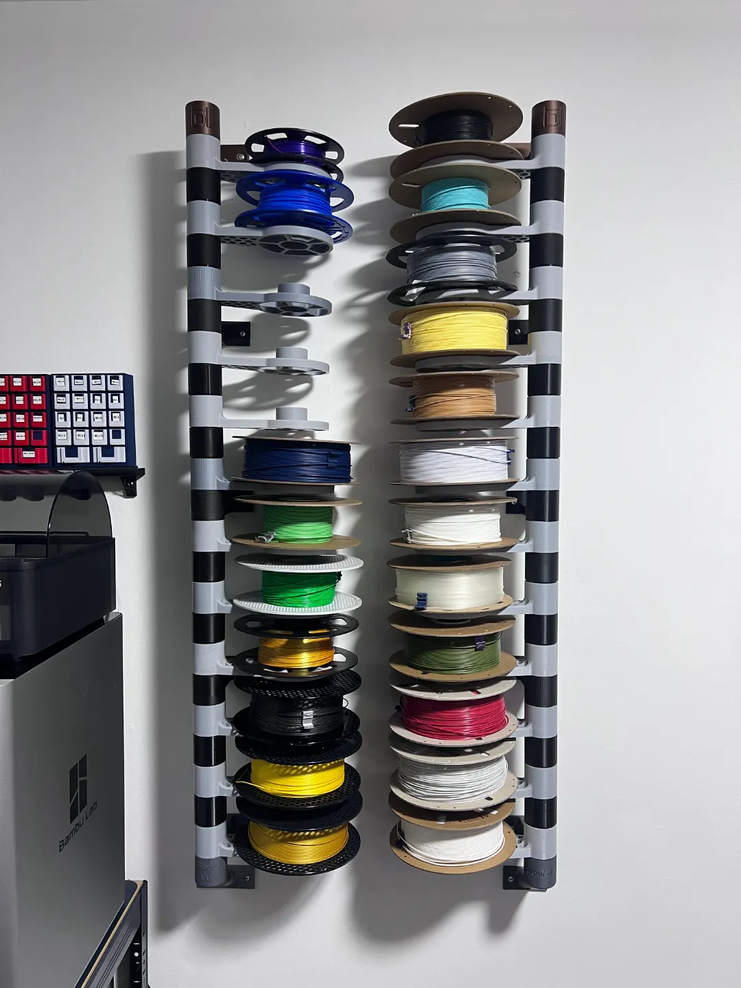 SPOOL-VUE Filament Storage System view 2