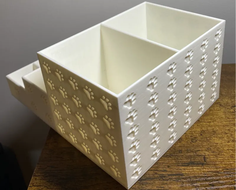 Paw Print Desk Organiser