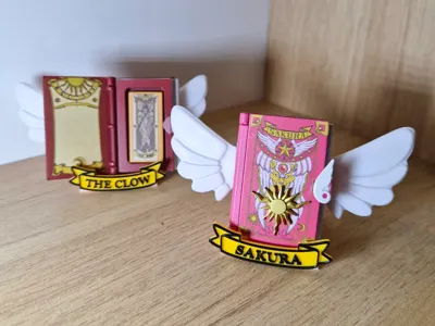 Cardcaptor Sakura Bandai gashapon book display