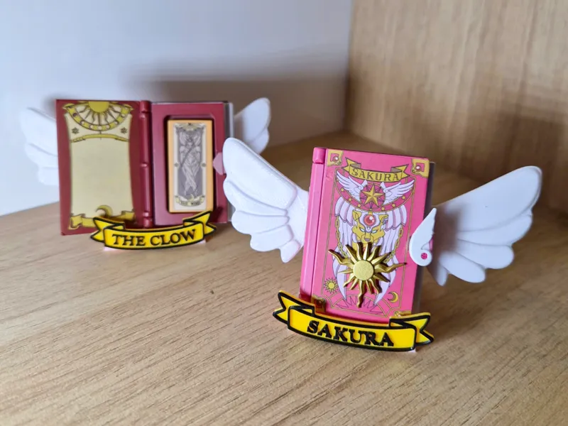 Cardcaptor Sakura Bandai gashapon book display