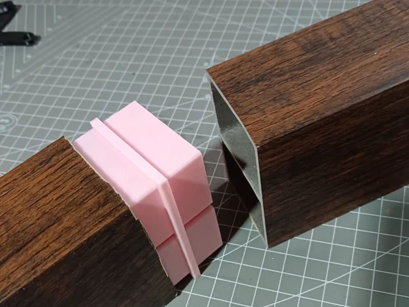 75X50生态木对接，直接