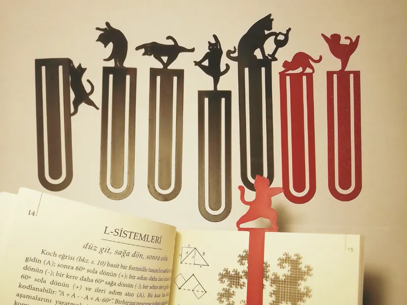 Ninja and Naughty Cat's Assorted Bookmarks