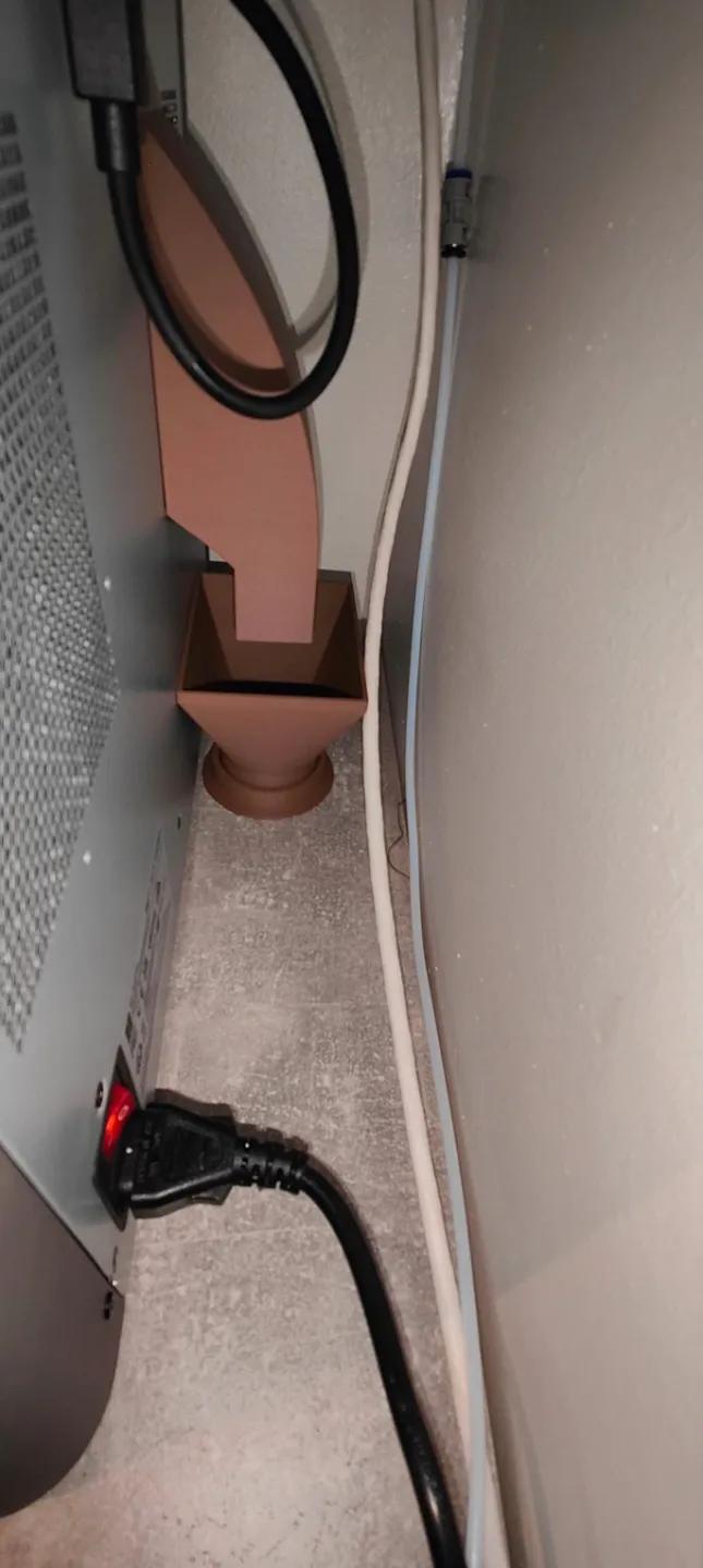 Poop chute funnel to 50mm pipe.