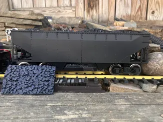 Coal Load for 1:29 G Gauge 2 Bay Offset Hopper Car