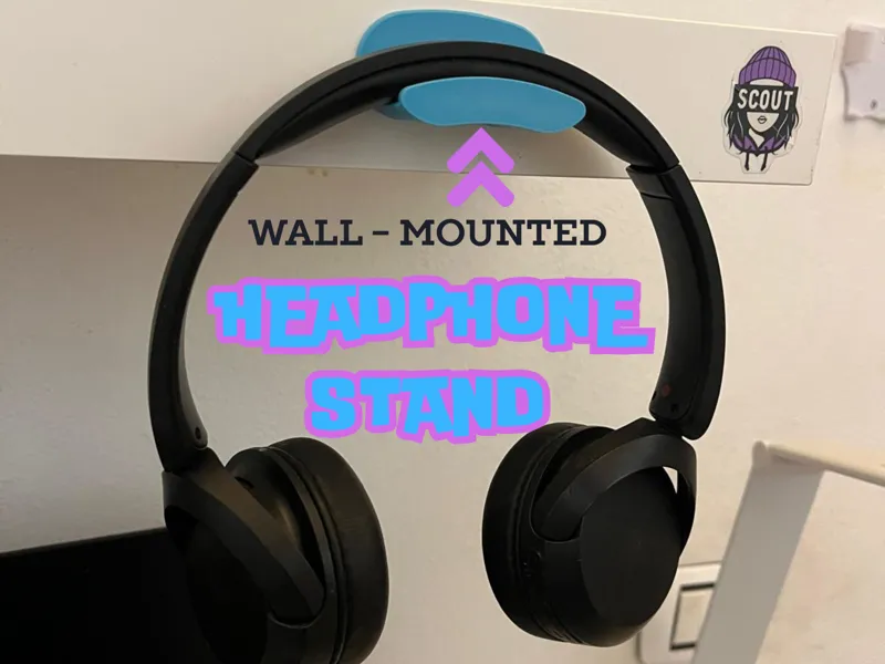 HEADPHONE STAND wall-mounted