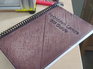 Spiral binding cover