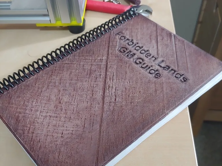 Spiral binding cover