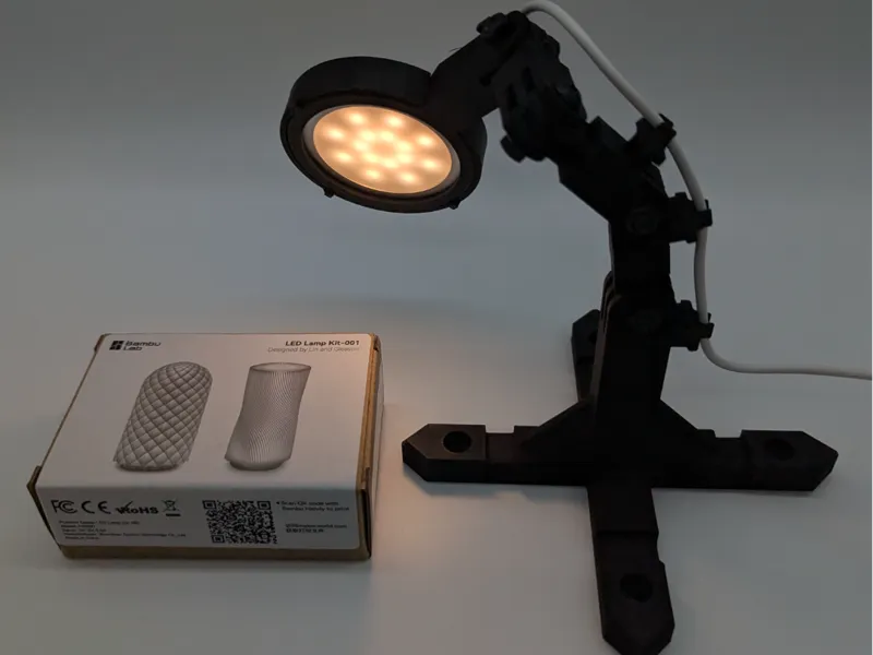 Bambu Led Lamp - Design for Skadis and Action Cams