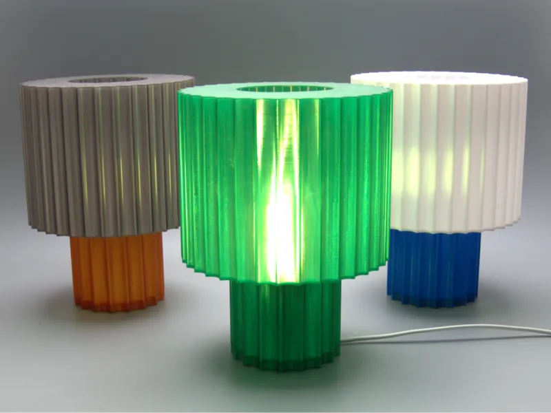 Räfflad Lamp