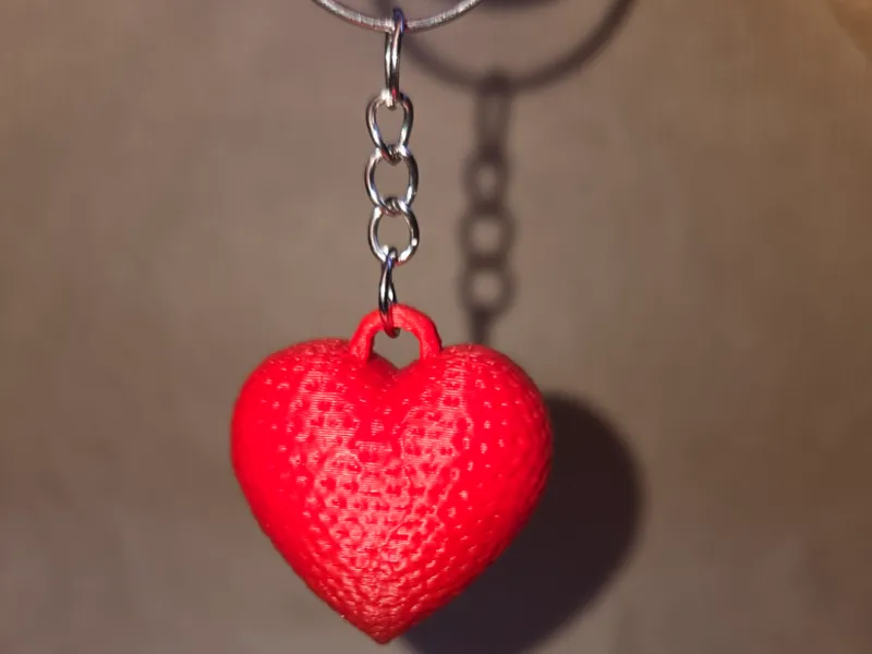 Heart keychain