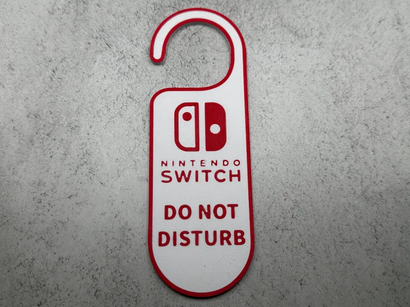 Door Sign - Gaming Nintendo Switch