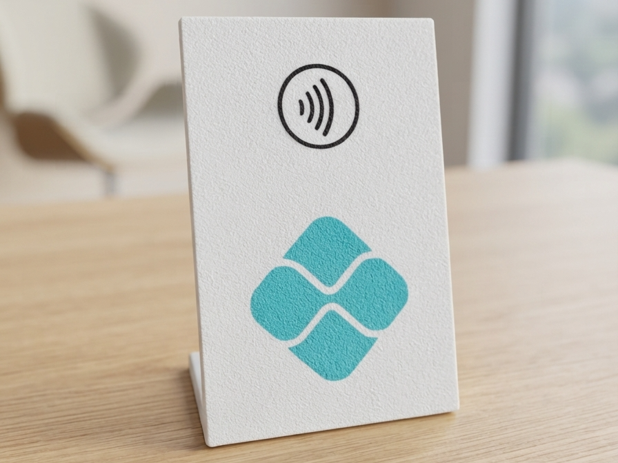 Pix Logo NFC Simple Desk Stand Contactless Payment - 1