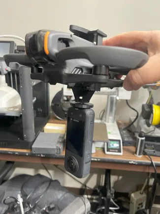 reversible DJI Avata 2 camera mount