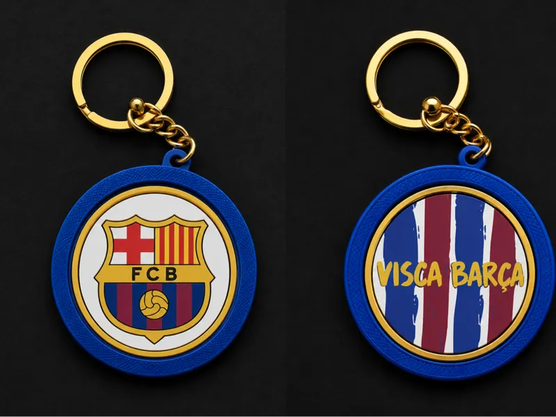 Chaveiro Giratório – Barcelona - Visca Barça!