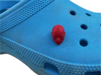 COOL THE ROCK CROC CHARM SIMPLE