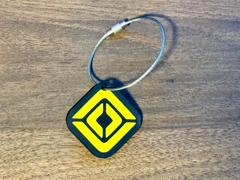 Rivian Compass Logo Keychain