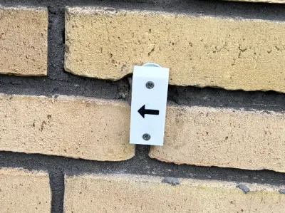 Doorbell Hole & Wire Cover (5.5cm x 2.4cm)