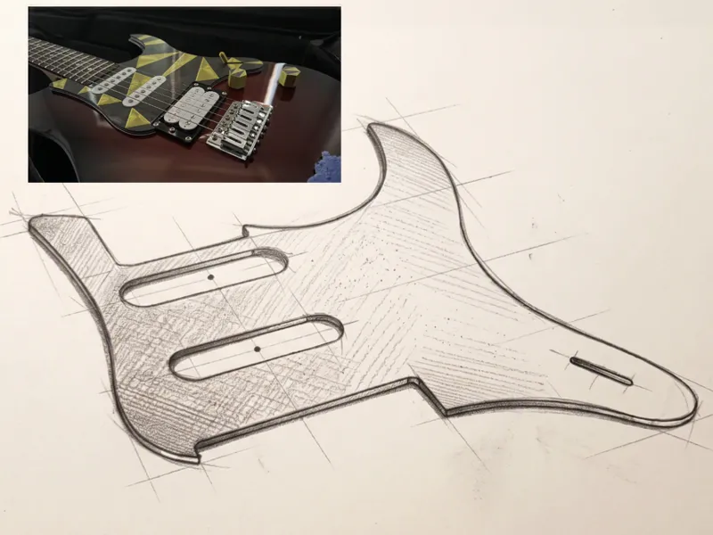 Yamaha Pacifica 112V scratchplate- snap on