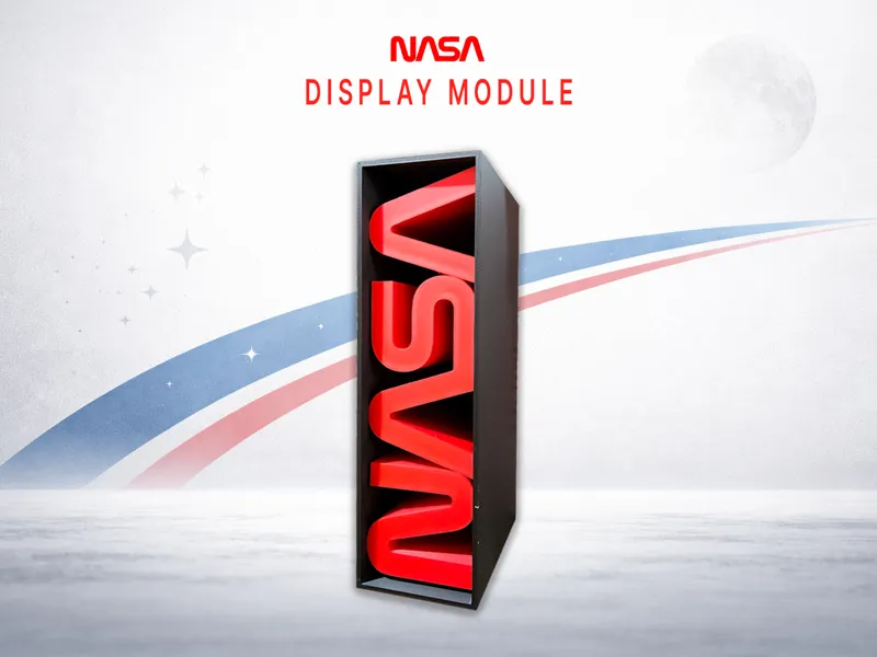 NASA Display Module Book Nook