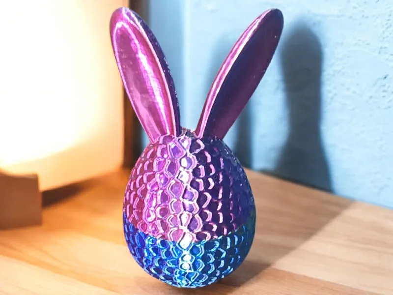 Easter Egg with Bunny Ears